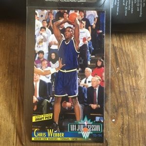 Chris Webber ROOKIE Card NBA Jam Session